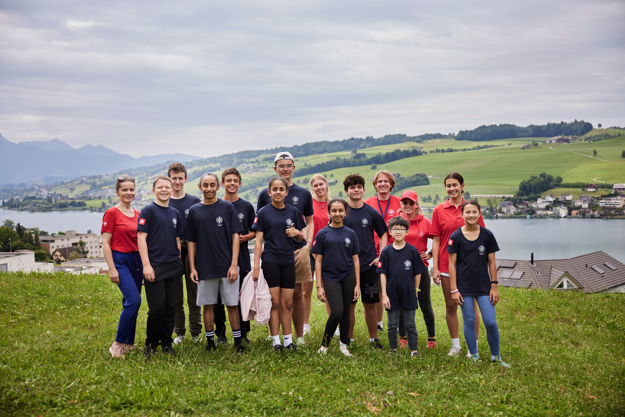 A group of people outdoor.
