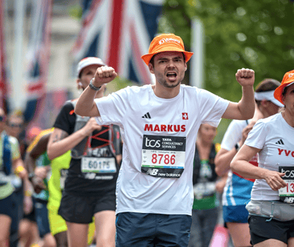 Image for Our teacher Markus shines at 45th London Marathon
